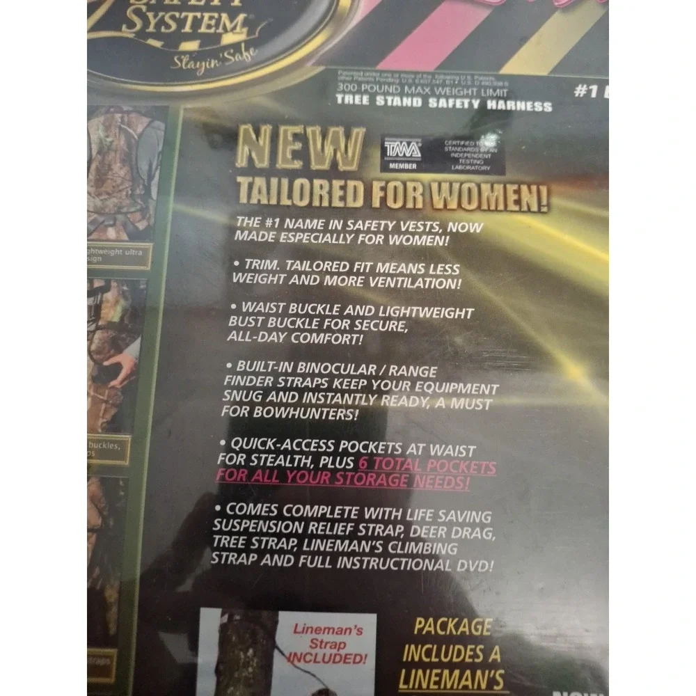 Lady Pro‎ Series Mossy Oak Break Up Infinity Large/XL Hunter Safety System...